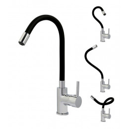 Robinet Mitigeur De Cuisine Flexible Bec Haut Orientable