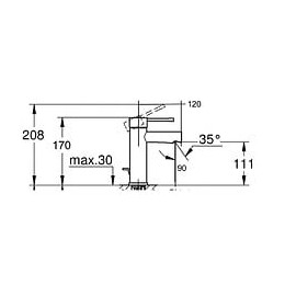 Robinet Mitigeur Lavabo Moderne En Laiton Chromé Et Robinet De Bidet En Laiton Chromé, Complet Avec Tubes Et Fixations