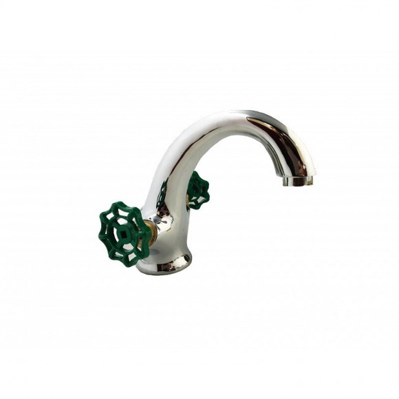 Robinet De Lavabo Vert Industriel, Style Vintage Industriel