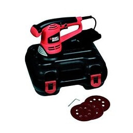 Black + Decker Ponceuse Excentrique 125mm 480w