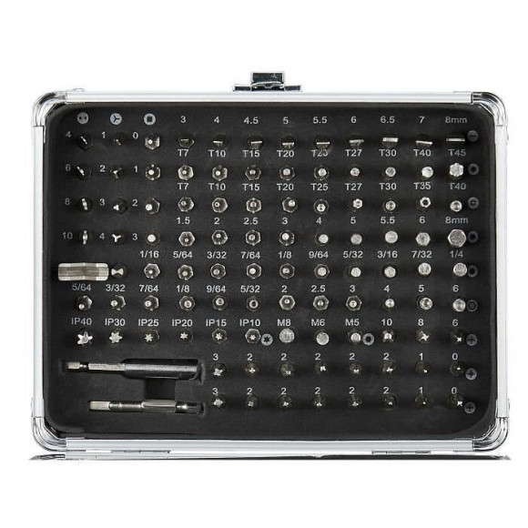 Manupro Coffret Tournevis - Visseuse  Sans Fil 3,6 V - 102 Accessoires - Batterie Lithium-ion 1,5 Ah Avec Chargeur