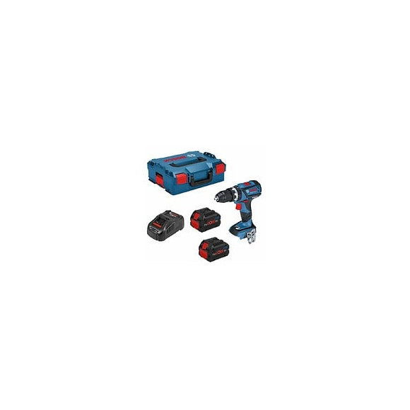 Perceuse À Percussion Bosch Gsb 18v-60 C (2 X 8,0 Ah Procore Gal1880cv L-boxx 136)