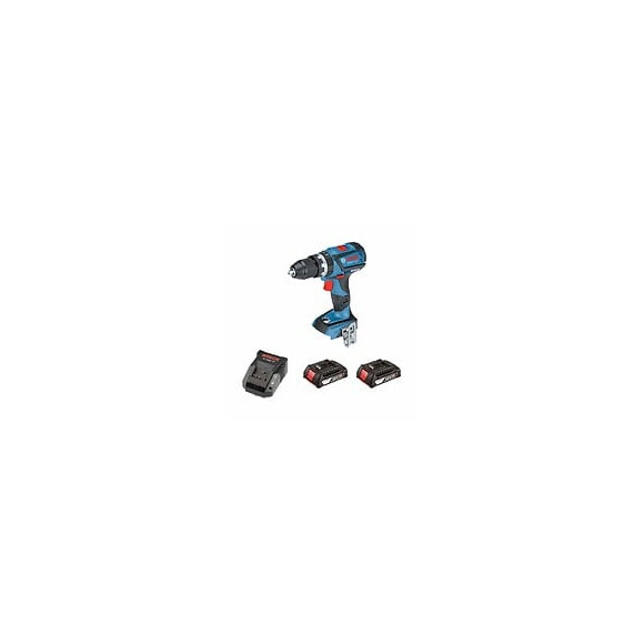 Perceuse À Percussion Bosch Gsb 18v-60 C (2 X 2,0 Ah Al1820cv)