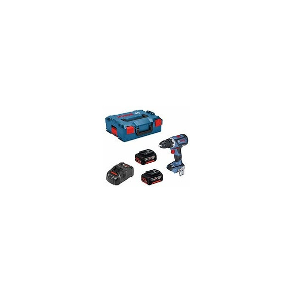 Perceuse À Percussion Bosch Gsb 18v-60 C (2 X 5,0 Ah Gal1880cv L-boxx 136)