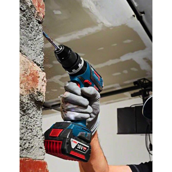 Perceuse À Percussion Bosch Gsb 18v-60 C (2 X 5,0 Ah Gal1880cv L-boxx 136)