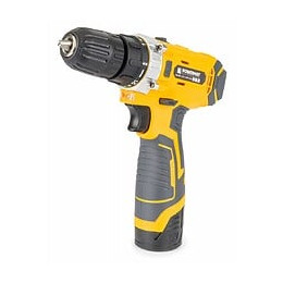 Power Tool - Perceuse-visseuse Sans Fil - Batterie 12v - Couple Max 20nm - Affichage Lcd - Poids 1.95kg - Jaune