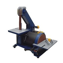 Dtools - Ponceuse Combinée À Bande Et À Disque - Puissance Nominale 300w - Ponçage Fin +  Chantournage - Usinage Bois - Ate