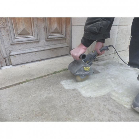 Fartools Pack Rex120c Renovateur Exterieur + Brosse A Lamelles Abrasives + Brosse Fibre Synthetique Et Lamelles Abrasives