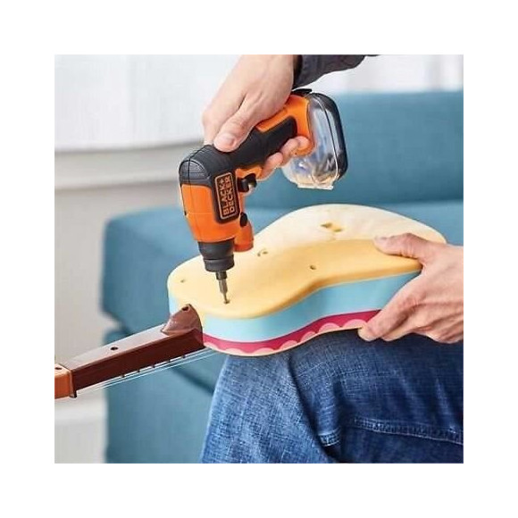 Black + Decker Tournevis Sans Fil Bdcsfs30c-qw - 3,6 V - Noir