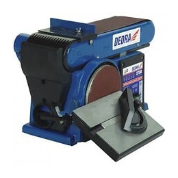 Dtools - Ponceuse Combinée À Bande Et À Disque - Puissance Nominale 375w - Ponçage Fin +  Chantournage - Usinage Bois - Ate