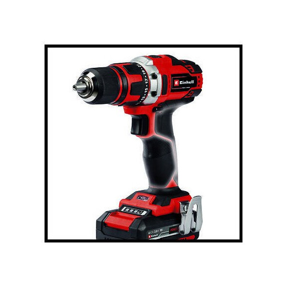 Perceuse-visseuse Sans Fil Te-cd 18/40 Li (2x2,0 Ah) + 69 Accessoires Einhell