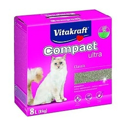 Vitakraft Litiere Compact Ultra - 8 L - Pour Chat