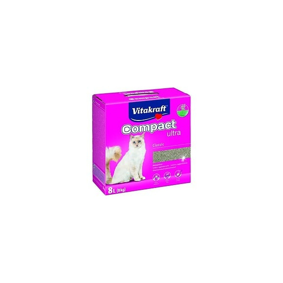 Vitakraft Litiere Compact Ultra - 8 L - Pour Chat