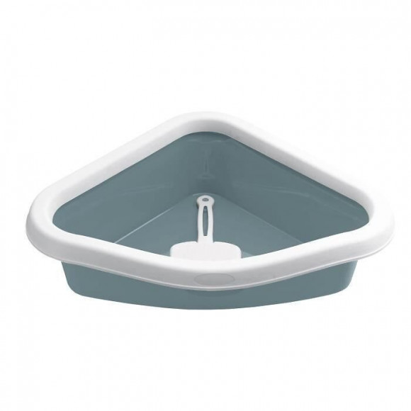 Zolux Bac A Litiere Dangle 54 X 40 X 14 Cm - Bleu Acier - Pour Chat