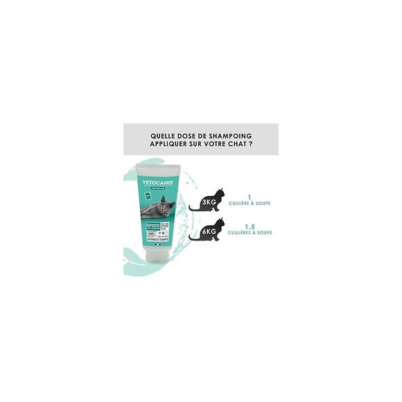 Vetocanis Shampooing Anti-puces Et Anti-tiques - Pour Chat - 300ml
