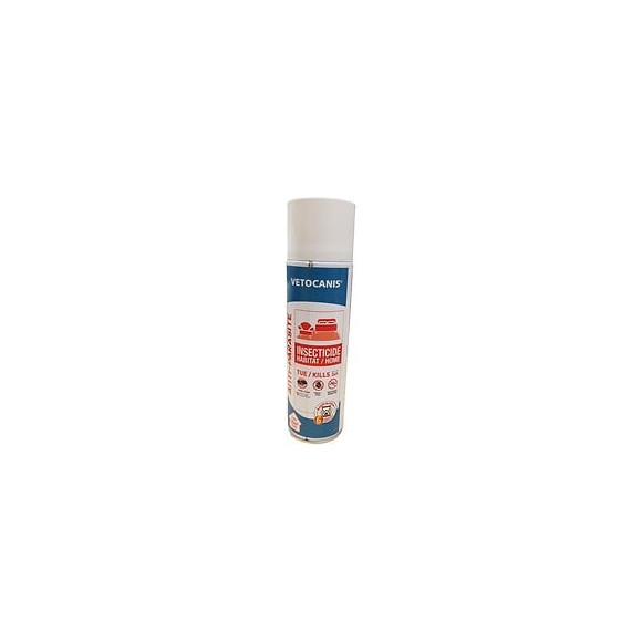 Vetocanis Spray Anti-puces Et Anti-acariens Pour La Maison - 500 Ml - Pour Chat Et Chien