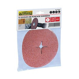 Disque De Poncage Corindon Pour Perceuse Ø 127 Mm Gr120