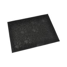 Tapis De Litiere Pvc Rectangle - 30x40 Cm - Noir - Pour Chat