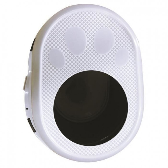 Mpets Maison De Toilette Tanta - 63x49x42 Cm - Noir Et Blanc - Pour Chat