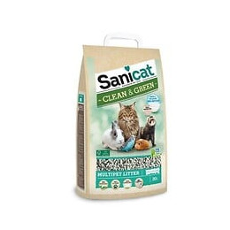 Sanicat Litiere Cellulose Compostable Et Recyclable - Pour Chat