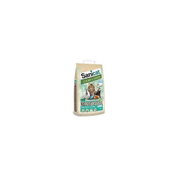 Sanicat Litiere Cellulose Compostable Et Recyclable - Pour Chat