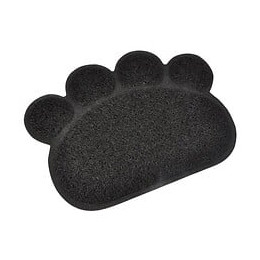 Tapis De Litiere Pvc Pattou - 30x40 Cm - Noir - Pour Chat
