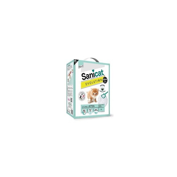 Sanicat Litiere Evolution Kitten 6l - Pour Chaton