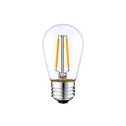 Ampoule Led E27 Filament Xena Transparent Verre H10cm