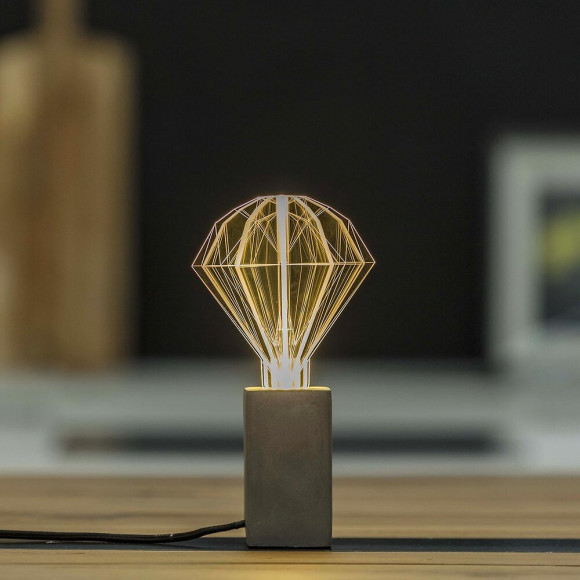 Ampoule Led E27 Noa Star Transparent Plastique H21cm