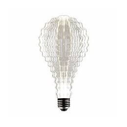 Ampoule Led E27 Sweet Wavy Transparent Plastique H21cm