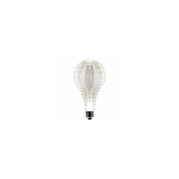 Ampoule Led E27 Sweet Wavy Transparent Plastique H21cm