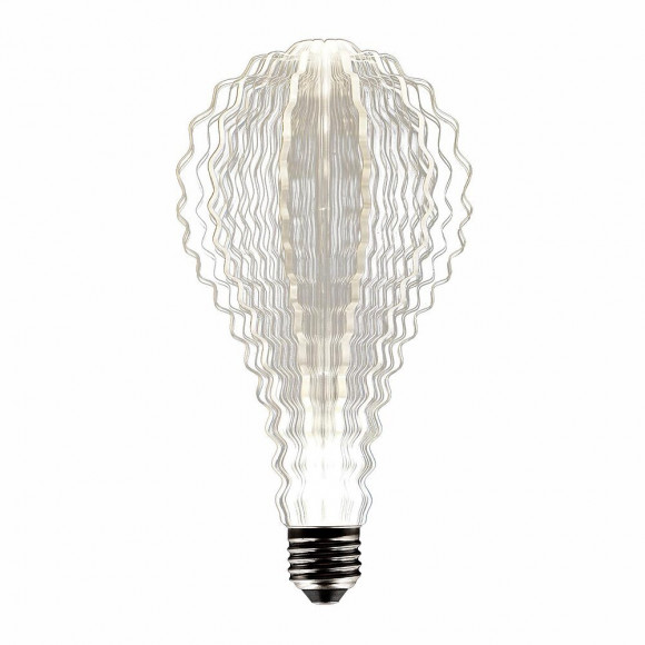 Ampoule Led E27 Sweet Wavy Transparent Plastique H21cm