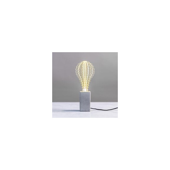 Ampoule Led E27 Sweet Wavy Transparent Plastique H21cm