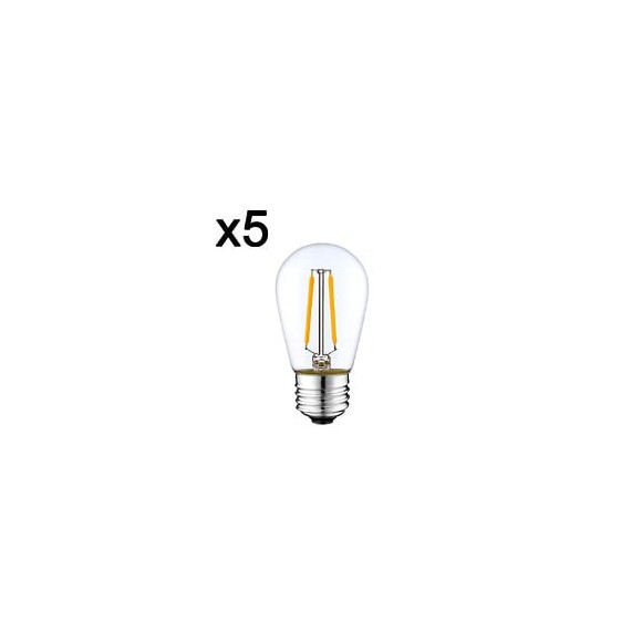 Ampoule Led Xena Transparent  2w H10 Cm