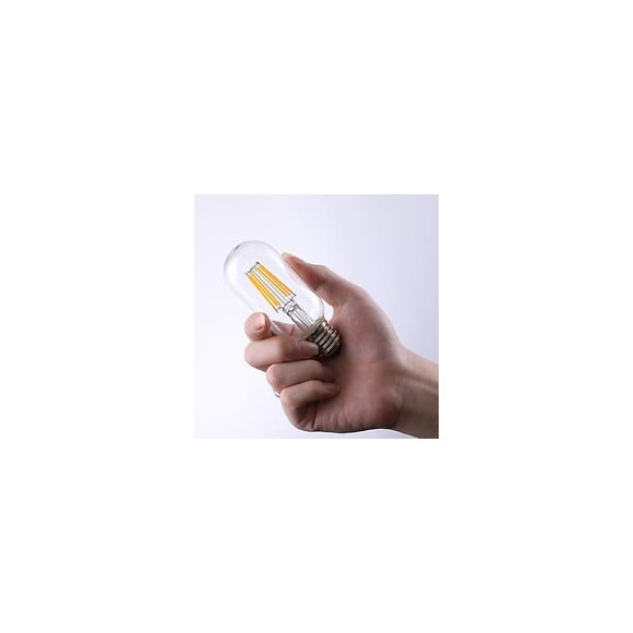 Ampoule Led E27 Filament Sedna Transparent Verre H12cm