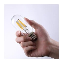 Lot De 10 Ampoules Led Sedna Transparent Verre 6w 12 Cm