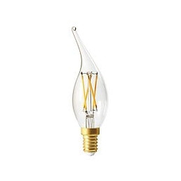 Flamme Cv4 Filament Led 5w E12 520lm Dimmable (culot Américain)