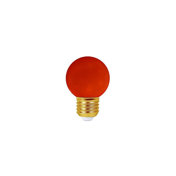 Sphérique Led 1w E27 30lm Rouge