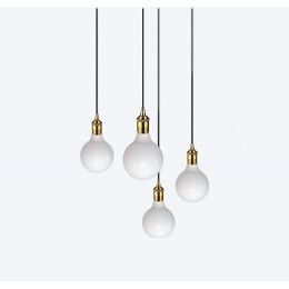 Ampoule Sphérique Filament Led E27 4w Blanc Froid - Opaline