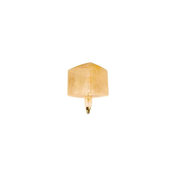 Fabrice Peltier- Ampoule Géante 'cube' Filament Led 4w E27 Dimmable Ambrée