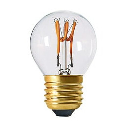 Ampoule Sphérique Filament Led 3 Loops 3w E27 Blanc Chaud Dimmable