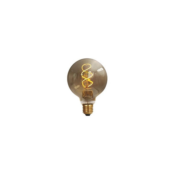 Globe G95 Filament Led Torsadé 4w E27 Blanc Doux Smokey