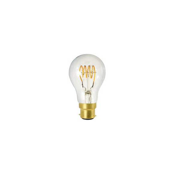 Ampoule Standard A60 Filament Led 4 Loops 4w B22 2200k 220lm Dimmable