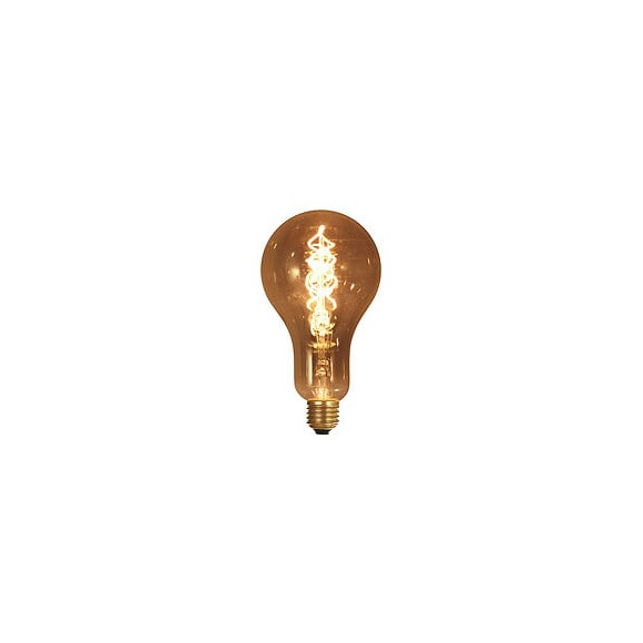Ampoule Géante Filament Led Twisted 180mm 4w E27 Blanc Doux Smokey