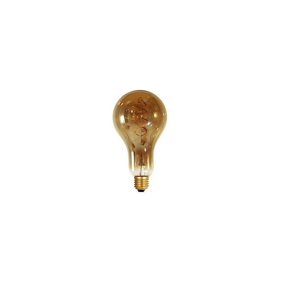 Ampoule Géante Filament Led Twisted 180mm 4w E27 Blanc Doux Smokey