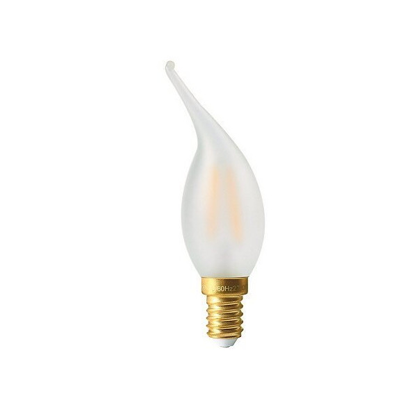 Flamme Cv4 Filament Led 5w E12 500lm Dimmable Matte (culot Américain)