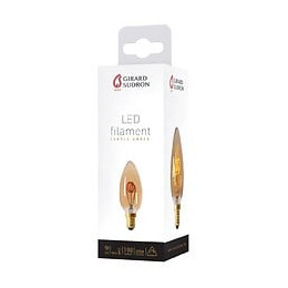 Flamme Filament Led 3 Loops 3w E14 Blanc Chaud Dimmable Ambrée