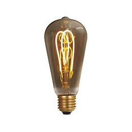 Ampoule Edison Filament Led Loops 4w E27 2000k160lm Dim Smokey