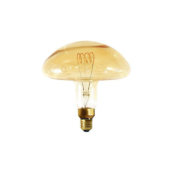 Ampoule 'champignon' Filament Led Spiral 4w E27 2000k Ambré