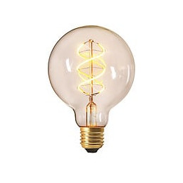 Globe G95 Filament Led Twisted 4w E27 Blanc Doux Claire
